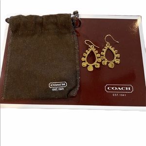 Gold Coach Earrings